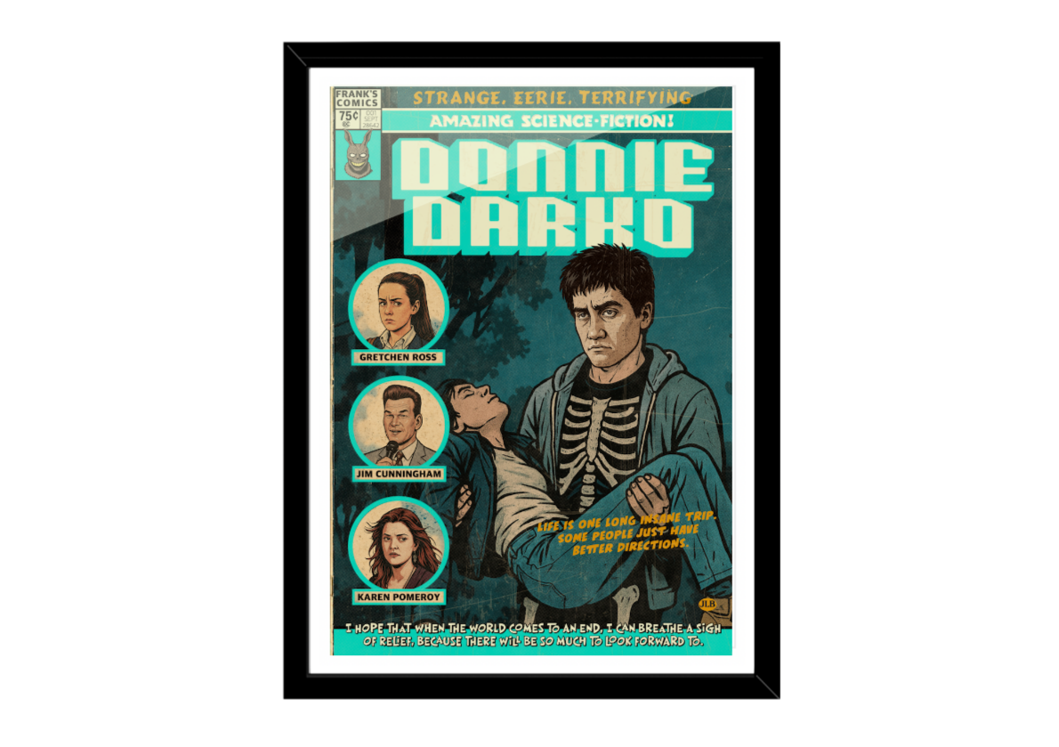 Donnie Darko film artwork gift for movie fans and collectors