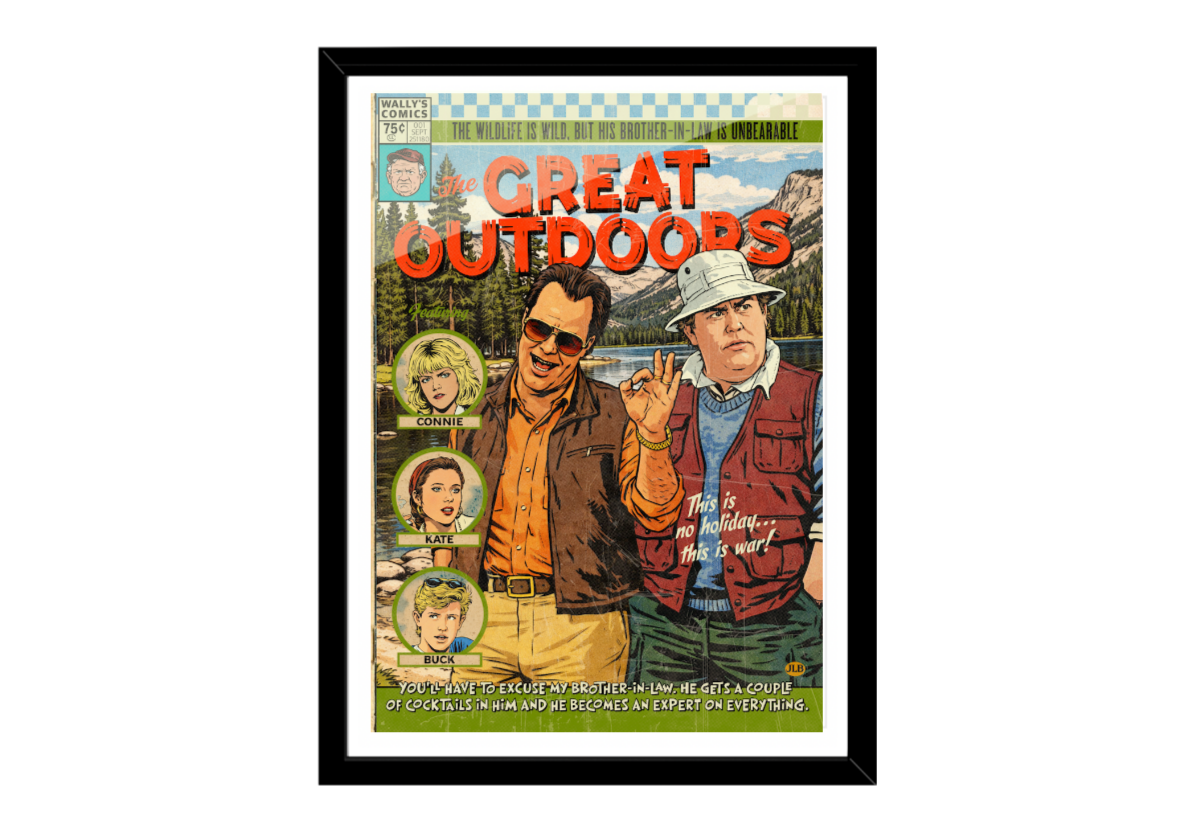The Great Outdoors – Vintage Comic–Style Art Print | 80s Cult Comedy Tribute